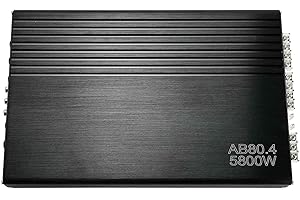 YAECCC 5800W 12V 4 Channel Car Amplifier Stereo Audio Super Bass Power Subwoofer Amp
