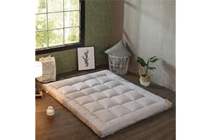 UE-MAOLU Colchón de futón de piso grueso, colchón de tatami japonés, almohadilla de dormir plegable, cama enrollable suave de invierno, colchón de dormitorio para estudiantes ( Color : D , Size : 150*200cm )