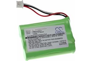vhbw Batería reemplaza Huawei HNBAAA600-31 para teléfono Fijo o inalámbrico (700 mAh, 3,6 V, NiMH)