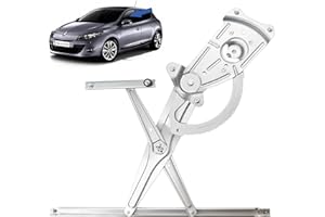 STARKIT PERFORMANCE Elevalunas compatible para Megane 3 (2008-2016) mecanismo elevalunas delantero izquierdo (conductor) (5 puertas) 807210002R, 807216718R