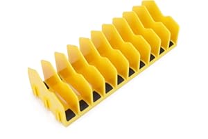 HURRICANE Zangenhalter, Halterung für 10 Zangen und Schneider, Werkzeugkoffer Organizer, mit rutschfestem Gummiboden, Passend für 7.6 cm Hohe Schubladen, Werkzeugkästen, 1 Stück