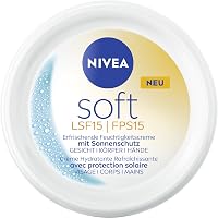 NIVEA Soft Feuchtigkeitscreme – Mit Jojobaöl & Vitamin E, 375 Ml, Für Alle Hauttypen