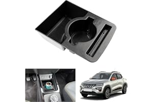 GAFAT Dacia Spring Electric 2022 2023 2024 Boîte de Rangement Console Centrale, Dacia Spring 2023 Organisateur Plateau À Gants en Bas de Console Centrale, avec Porte-Gobelet, Accessoires Dacia Spring