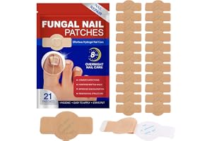 Azonelife 21 stycken hydrogel nagelsvamp plåster för tånaglar och naglar