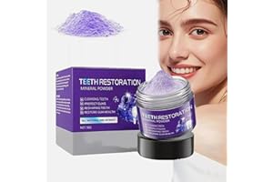 EASPOWEST Oyikey Poudre minérale pour restauration des dents, GarageLine Poudre minérale pour restauration des dents, Teeth Restoration Mineral Powder, Mineral Tooth Powder (1 Pc)
