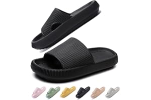 IDEINER Chmura kapcie damskie mężczyźni miękkie letnie kapcie wysoka gumowa podeszwa domowe slajdy prysznicowe antypoślizgowe Eva Slippers Unisex rozmiar EU 36-47