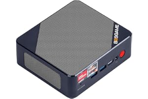 ‎BOSGAME BOSGAME H77 Mini Gaming PC, AMD Ryzen 7 7735HS (8C/16T, bis zu 4.75GHz), 32GB DDR5 1TB NVMe SSD AMD Radeon 680M Mini Computer, Mini PC Windows 11 Pro Support 4K Triple Display/USB4/WiFi6/BT5.2
