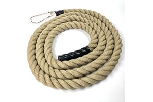 NorthPada Corde d'escalade 4 Mètres 40mm Corde Statique Corde de Bras et Corde d'Entraînement Physique pour Entraînement Gymnastique Force et Fitness