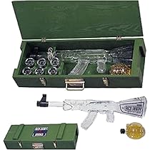 カラシニコフ ウォッカ RED ARMY VODKA AK-47 Red Army Ak-47 Kalashnikov Vodka Vol. 1L + Liqueur Grenade