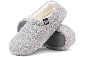 RockDove Pantofole da Interno per Donna in Pile Teddy con Chiusura Posteriore