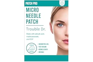 ‎PATCH PRO PATCH PRO MICRO NEEDLE PATCH Trouble Dr. 9 stk, Microneedle pickel patches, Akne Pflaster, Spot treatment, Fleck, Schönheitsfehler und Makel behandlung, unsichtbare zit patches mit Hydrokolloid