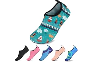 SAGUARO Kinder Badeschuhe Schnell Trocknend Wasserschuhe Schwimmschuhe Gr.21-37