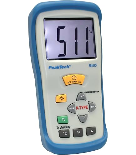 Sonda De Temperatura Tipo K PeakTech TF-40 - Rango -50 A 700°C, Sensor 3 Mm, Para Termómetros Y Multímetros
