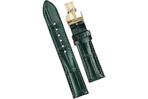 vinacreations Handmade Alligator Belly Watch Band Men Quick Release Premium Hornback Crocodile Replacement Pin Tang Buckle Wristwatch Strap by Vietnamese