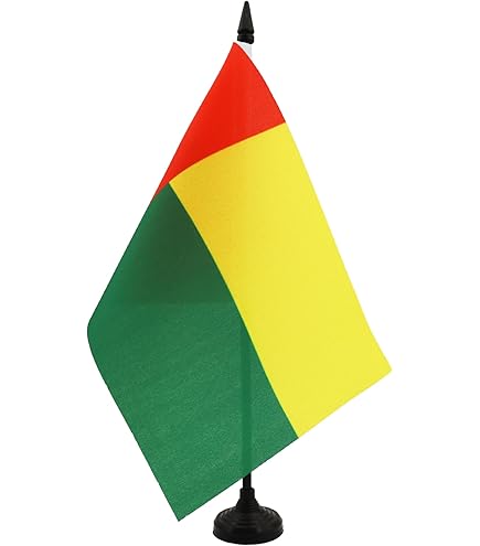 AZ FLAG - Bali Table Flag 5'' x 8'' - Bali in Indonesia Office Flag 100% Polyester 21 x 14 cm - Mini Desk Flag with 10'' Pole and Black Plastic Base