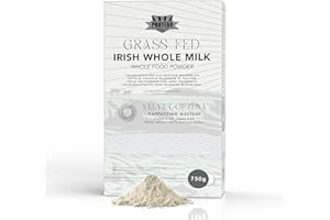 ‎PROTERO Protero Vollmilchpulver aus irischer Weidemilch | lange haltbar | Süßmolke Milchpulver | sprühgetrocknet ohne Zusätze - 750g