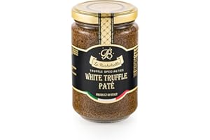 La Rustichella - White Truffle Patè 280gr - 100% Made in Italy | Vegan, Gluten-Free, Cholesterol-Free