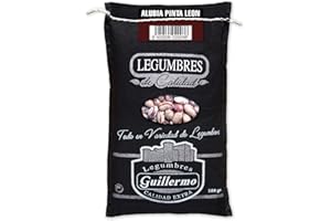 Guillermo | Alubia pinta (León) - Saco 500g. | Gourmet | Calidad Extra | Fuente de fibra, hierro y proteínas vegetales | Tiñe el caldo al cocerse dejando además mucho sabor y aroma