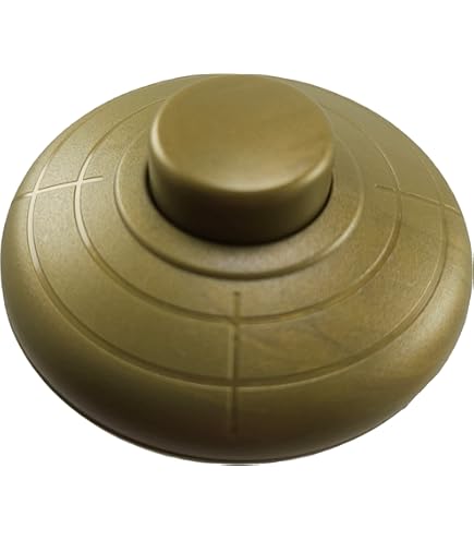 Set 2 Interruttori A Pedale Dorati - Per Piantane E Lampi, 250V 2A, Diametro 65mm - Foto 10