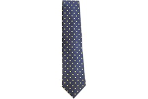 Equetech Polka Dot Show Tie Adults navy/gold