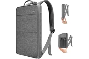 ZINZ Schlank & Erweiterbar Laptop Rucksack Schulrucksack Reiserucksack Kompatibel mit Allen Modellen des MacBook Air/Pro 13-14",XPS 13,Surface 13.5" und den meisten 13-14" Notebooks
