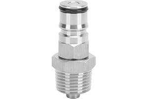 BWLZSP Poste de bloqueo de bola Barril de poste de barril, poste de bloqueo de bola 19/32-18 con rosca macho NPT de 1/2 pulgada Adaptador de poste de bloqueo de bola líquida para barril Corny