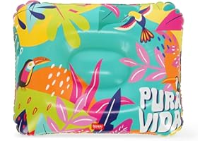 Legami - Cuscino Spiaggia Gonfiabile, Cuscino da Campeggio Piscina Spiaggia Mare, Comodo Ultraleggero, Dimensioni 45 x 36 cm