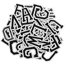 Lot Patchs Brillants Lettres Alphabet Avec Perles Et Strass - Thermocollants Pour Customisation