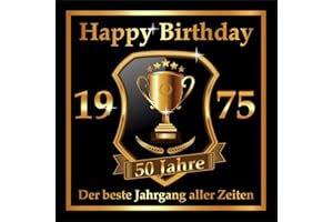 ‎RAHMENLOS Rahmenlos Pack of 3 Stickers for 50th Birthday: 1971 der Beste Jahrgang Aller Zeiten - Self Adhesive Bottle Label Original design.