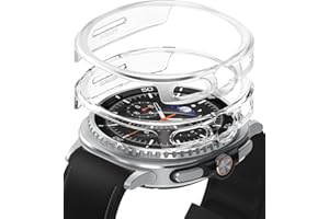 Ringke Slim Compatible with Samsung Galaxy Watch 8 Classic 46mm Case [2 Pack] Ultra Thin Lightweight Hard PC Cover - Clear & Alphine Clear