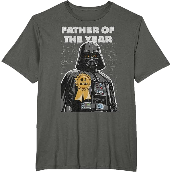 Star Wars – Maglietta Darth Vader #1 Dad – Collage Festa Del Papà – Ufficiale, Leggera