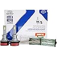 MACBOT H1 Type LED Headlight Bulb 160 Watt M80-H1, with 2-Year Replacement Warranty - Made in India for Cars (80 Watt Each Bulb) Super Bright White Light, Easy Installation, Long-lasting Performance