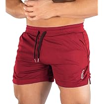 Short De Sport Homme 12,7 Cm - Léger, Respirant - Pour Gym, Course, Vélo - Ourlet Brut, Coupe Décontractée - Entraînement, Fitness - 13