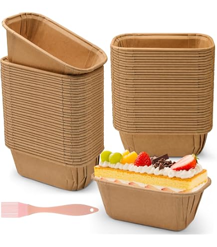 Euro Classic Lot De 30 Mini Bols Cuisson Ovales Jetables En Aluminium - Idéal Pâtisserie Et Événements