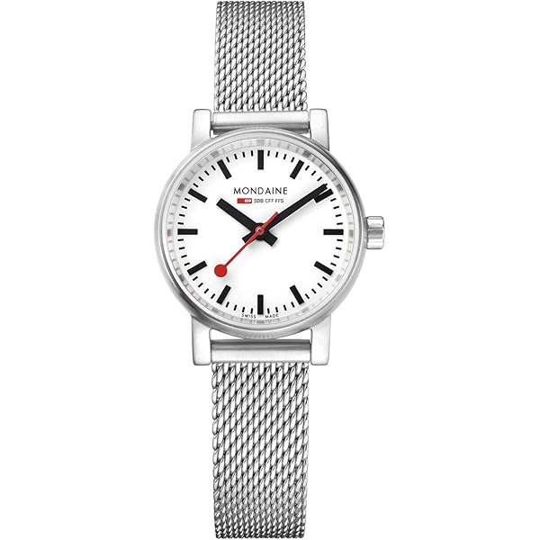 Mondaine Evo2 40 mm glanzend milanese band