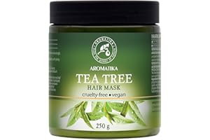 AROMATIKA TRUST THE POWER OF NATURE Hair Mask 250g with 100% Natural Tea Tree Essential Oil & Argan & Olive oils - Ginger & Mozuku Seaweed Extracts - Moisturizes Hair - Adds Volume & Shine - Sulphate Free & Paraben Free