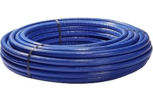 H2O-Flex Aluverbundrohr, Mehrschichtverbundrohr, 6 mm Isolierung blau, 20 x 2 mm, 50 m Rolle, DVGW Rohr
