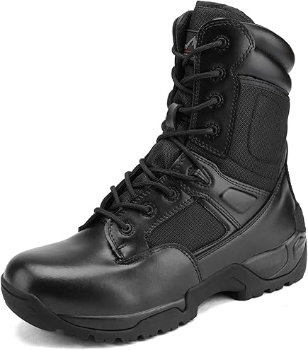 YUHAI Männer militärische Stiefel Wasserdicht, atmungsaktive