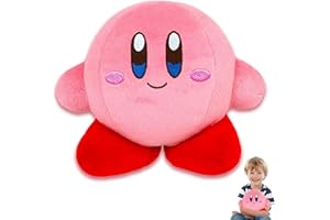 YISKY Kirby Cartoon Peluche Rose - Poupée en Peluche, Jouet en Chiffon pour Collectionneurs, Filles et Garçons dès 3 Ans