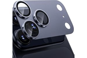 WSKEN Matte Kameraschutz für iPhone 17 Pro - Metallplatte 9H Härte Kratzfest Blasenfrei,HD-Klar Kamera Panzer Schutz Glas Displayschutz Folie,Handyhülle Freundlich,Anti-Fingerabdruck,Deep Blue
