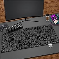 Tapis De Souris Xxxl Tapis Bureau Xxl Retoo Tapis De Souris Gaming Grand 90x45 Antidérapant Sous-Main Tapis Tapis De Souris 800x400 Tapis De Souris Noir Xxl