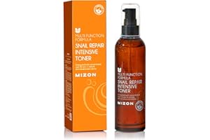 [Mizon] Tonico viso intensivo con estratto di bava di lumaca (100 ml) idratante, rigenerazione intensiva della pelle, antietà, antirughe, muco di lumaca filtrato (Snail Repair Intensive Toner)