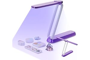 Resiners UV Licht für Harz, Wiederaufladbares UV Licht, 3-in-1 Verwendung, Faltbar UV Lampe für Harz, Tragbare Mini UV LED Lampe, Harzzubehör, Harz-Kits für UV-Harz, Harzformen, Lila