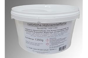 CHARM FOOT Hühner-Stall-Farbe ohne jegliche Schadstoffe. Für bis zu 27 qm, 100% Bio, 1350 g