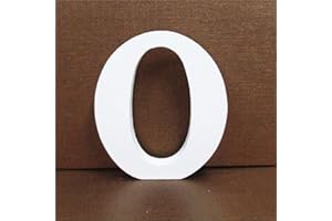 Gspirit Decorativo De Madera Letras, Pared Letras 26 Letras Madera Alfabeto para Niños Bebé Nombre Cumpleaños Fiesta Boda Casa Decoración (O)