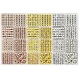 SANNIDHI® Beads for Jewellery Making Kit, 150g Box Metallic Plated Beads for Craft DIY Set Spacer Beads for Bracelet Necklace Jewelry - 8 Styles, 3 Colors Gold/Sliver/Rose Gold