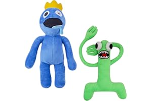 VICYOL S&D 2PCs Rainbow Friends Pluszowy. Tęczowi Przyjaciele Doll. Miękka Lalka Tęczowi Przyjaciele na Prezent dla Chłopców i Dziewczynek. Blue i Green.