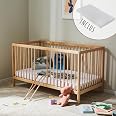Kids Collective Matelas Pliable en Mousse de Voyage en Trois Tailles 60x120, 70x140, 70x200 cm, Gris, 7 cm d'épaisseur, Moyen de Fermeté, avec Sac de Transport et Tapis de Jeu Inclus