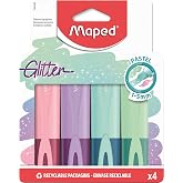 Maped Fosforlu Kalemler Glıtter Pastel 4'L&uuml; 742046