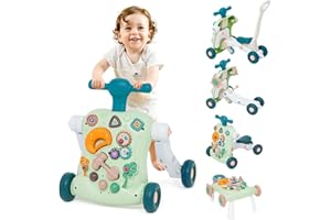 ARK MIIDO Baby Walker 6 in 1 with Music and Removable Play Board, Baby Walker Toy for Ages 6 9 18 Months and Above
